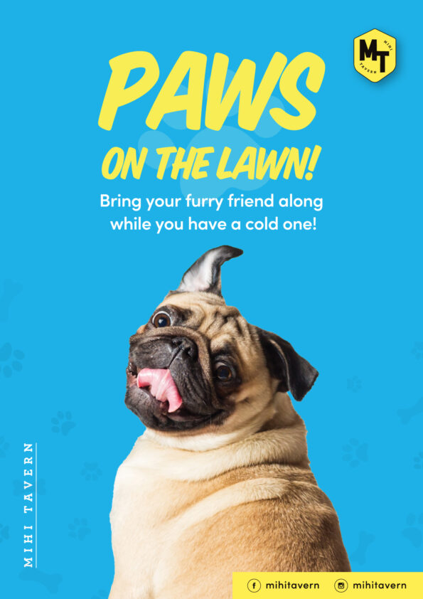 Paws On The Lawn Mihi Tavern Dog Friendly